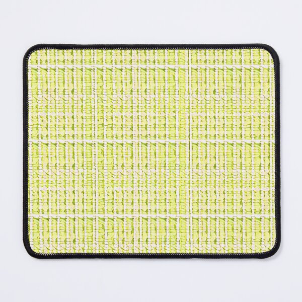 Item preview, Bright Yellow Woven Textile Grid Pattern designed and sold by SassyArtistry.