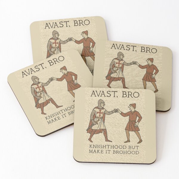 Item preview, Avast, Bro – Knighthood but Make It Brohood designed and sold by Grand Illusions.