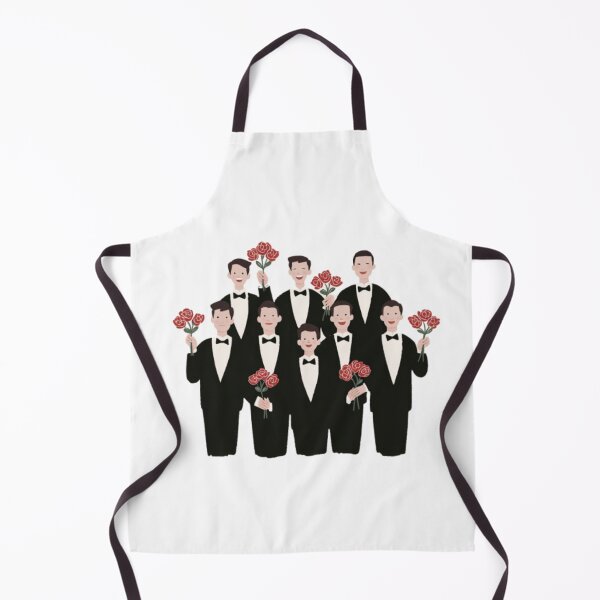 Item preview, Men in tuxedos holding flowers designed and sold by casualnature.