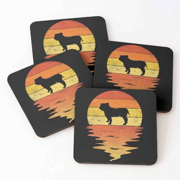 Item preview, Bulldog 	 70s vintage retro sunset Bulldog 		 designed and sold by tandapshaek5.