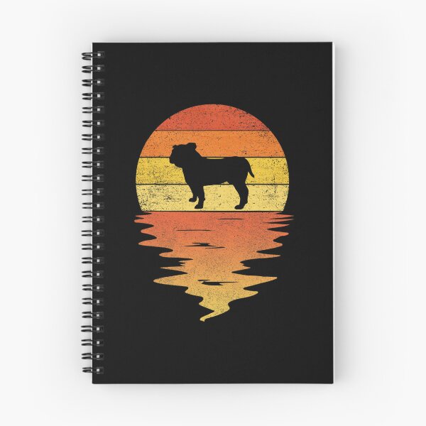 Item preview, Bulldog 	 70s vintage retro sunset Bulldog 		 designed and sold by tandapshaek5.