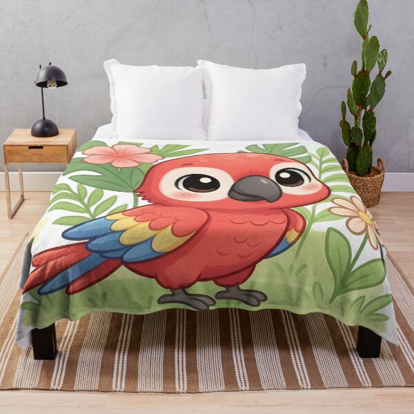 Item preview, Cute Tropical Kawaii Macaw designed and sold by SOFIKACR.