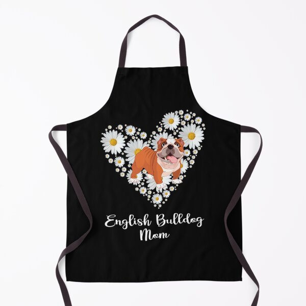 Item preview, Cute English Bulldog & Daisy Flower Hear Mother's Day designed and sold by simoneprandot.