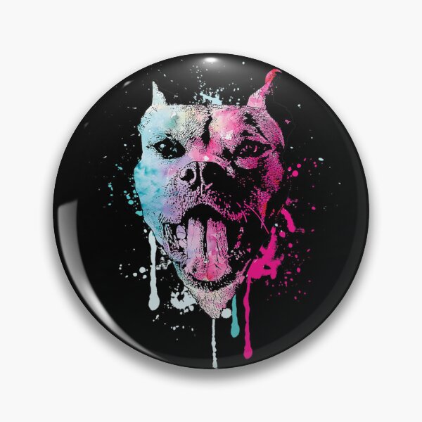 Item preview, American Bully 	 Watercolor Pitty Pitties Bulldog 		 designed and sold by sjzjxhkayung8.