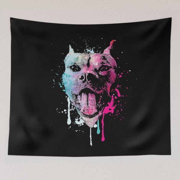 Item preview, American Bully 	 Watercolor Pitty Pitties Bulldog 		 designed and sold by sjzjxhkayung8.