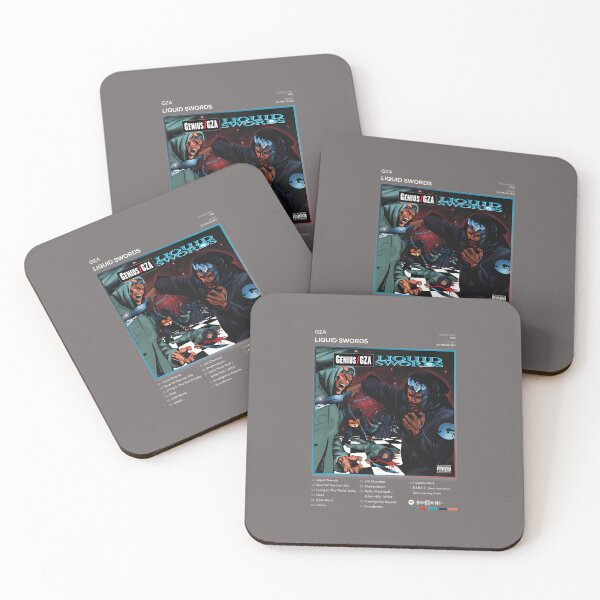 Item preview, GZA---LIQUID-SWORDS-TRACKLIST-ALBUM-T-SHIRT designed and sold by Staruriosities.