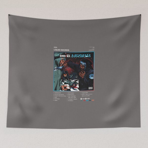 Item preview, GZA---LIQUID-SWORDS-TRACKLIST-ALBUM-T-SHIRT designed and sold by Staruriosities.