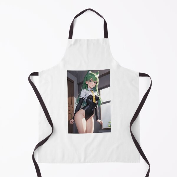 Item preview, Neko Catgirl in Crossover Uniform Leotard - Aesthetic Anime Bodysuit Fashion designed and sold by iloveanimechibi.
