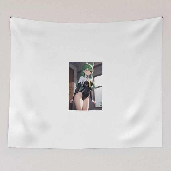 Item preview, Neko Catgirl in Crossover Uniform Leotard - Aesthetic Anime Bodysuit Fashion designed and sold by iloveanimechibi.