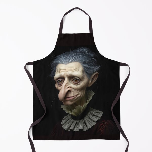 Item preview, Portriat of an old woman from the 15th century that looks a little like Golum designed and sold by Henrybubbles400.