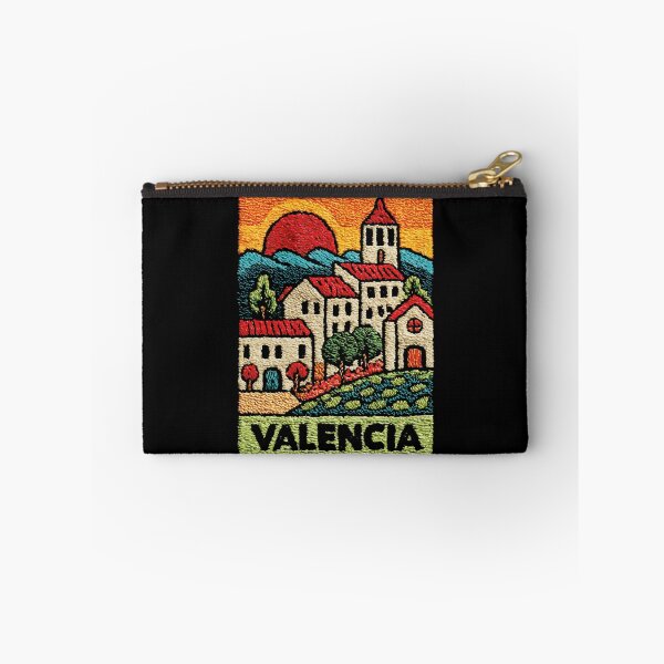Item preview, Valencia Spain Coast | Mediterranean Village Folk Art designed and sold by TuncGK.