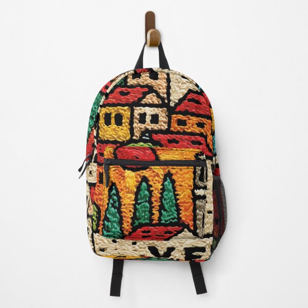 Item preview, Colorful Venice Poster | Italian Canal Folk Art designed and sold by TuncGK.