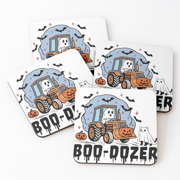 Item preview, Boo-Dozer Ghost Tractor Shirt – Funny Halloween Farm Tee designed and sold by Roxale.