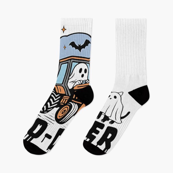 Item preview, Boo-Dozer Ghost Tractor Shirt – Funny Halloween Farm Tee designed and sold by Roxale.