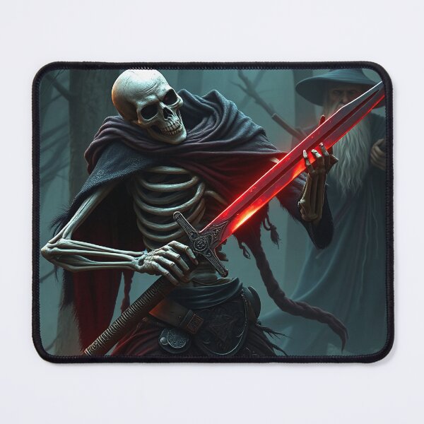 Item preview, Skeleton holding a glowing sword designed and sold by rwgames.