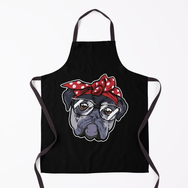 Item preview, Cute English Bulldog Red Plaid Headband And Glasses designed and sold by simoneprandot.