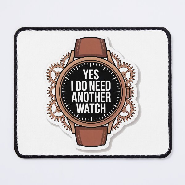 Item preview, Watch Addict Sticker for Timepiece Enthusiasts designed and sold by WatchesAndMore.