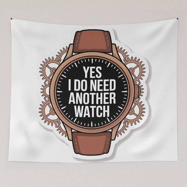Item preview, Watch Addict Sticker for Timepiece Enthusiasts designed and sold by WatchesAndMore.