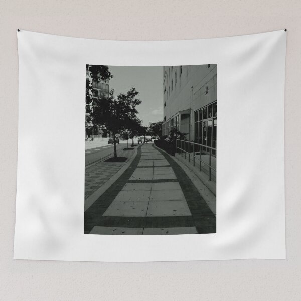 Item preview, Monochrome City Sidewalk Scene designed and sold by MercerImages.