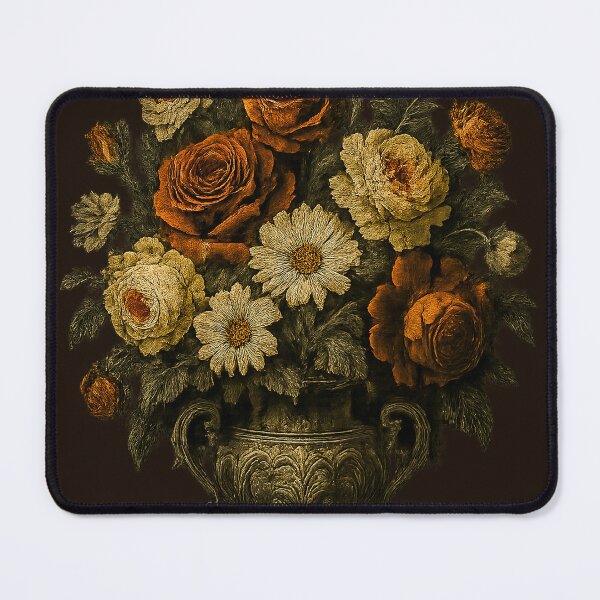 Item preview, Heavens – Vintage Floral Urn (Roses, Peonies & Daisies) | Dark Academia designed and sold by KrintoryTees.