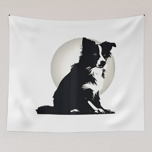 Item preview, Border Collie Minimalist Silhouette Art K-9 		 designed and sold by piskarvahib3.