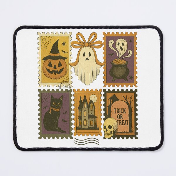 Item preview, Dark Horror Vintage Halloween Stamps designed and sold by Fam19.