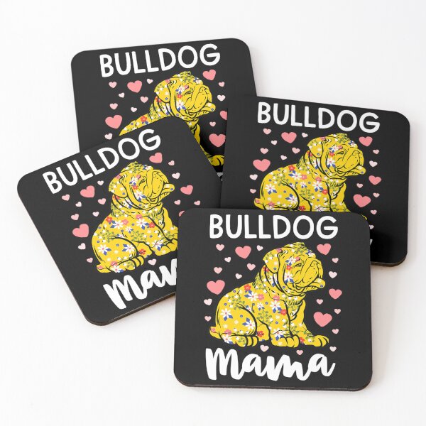 Item preview, Floral Bulldog Mama English Bulldog 	 	 Dog Mama 		 designed and sold by nugspavena.