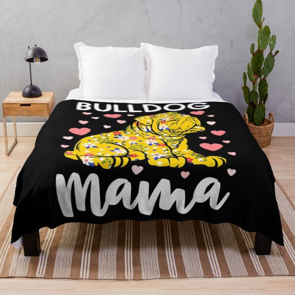 Item preview, Floral Bulldog Mama English Bulldog 	 	 Dog Mama 		 designed and sold by nugspavena.