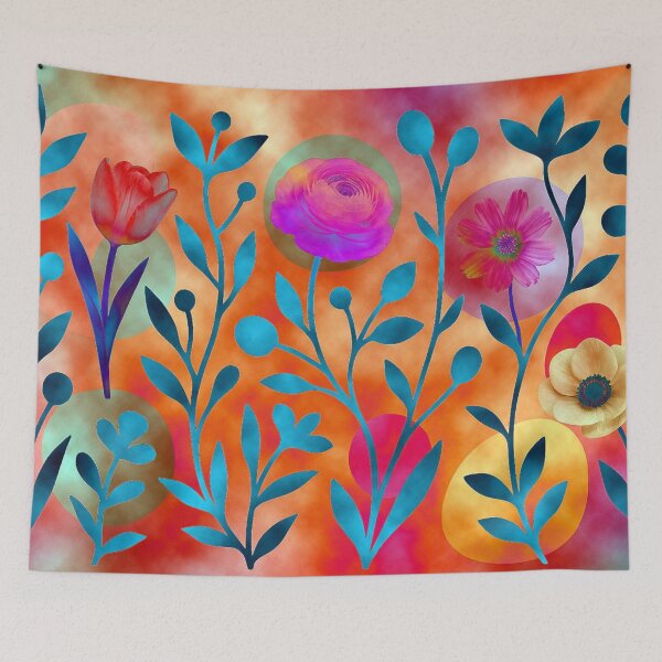 Item preview, Floral dreams in a color explosion designed and sold by Sigtrix.