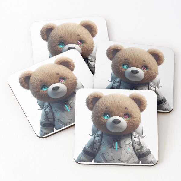 Item preview, Cyber Teddy – Cute Futuristic Bear designed and sold by D-T-Official.