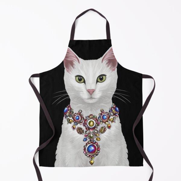 Item preview, Bejewelled White Cat designed and sold by whitecat23.