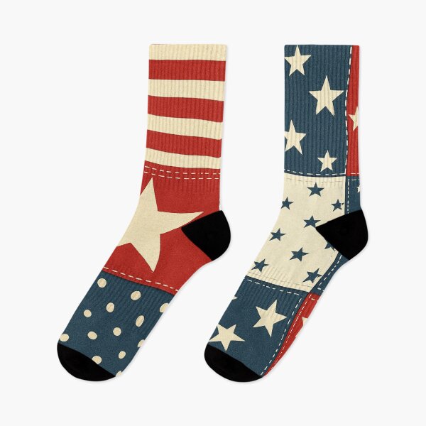 Item preview, Rustic Americana Stars and Stripes Patchwork designed and sold by SassyArtistry.