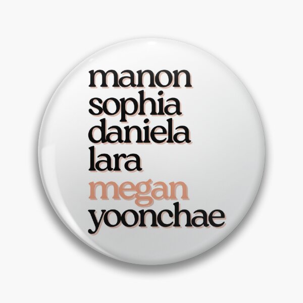 Item preview, Katseye Members Names Megan Bias designed and sold by ptrcj.