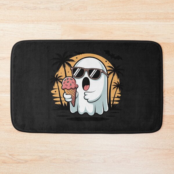Item preview, Cool Ice Cream Ghost Summer Halloween Cute Kawaii Design designed and sold by ColorSplash123.