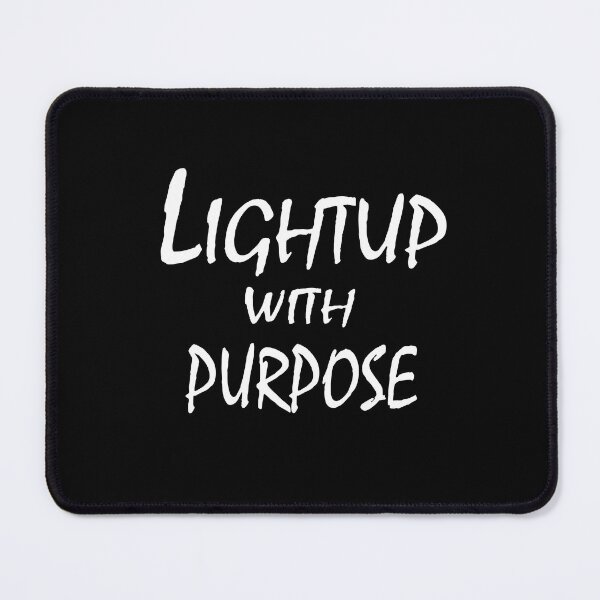 Item preview, Light Up with Purpose – Motivational Glow Quote Design designed and sold by ArtNestVerse.