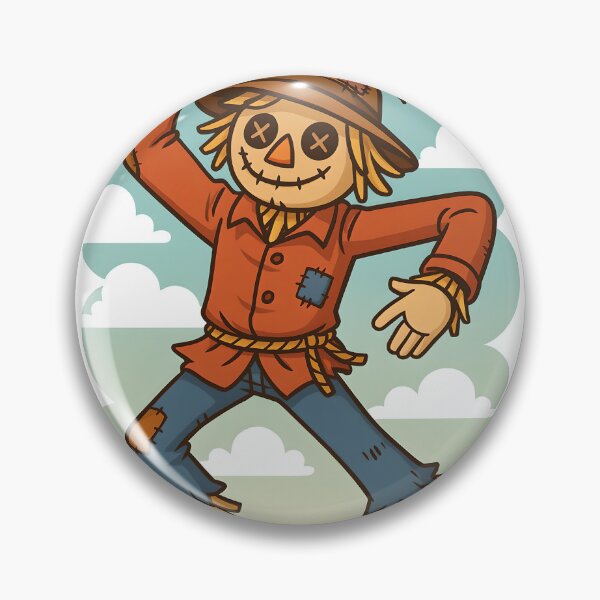 Item preview, Scarecrow doing the robot designed and sold by ThreeFrenchies.