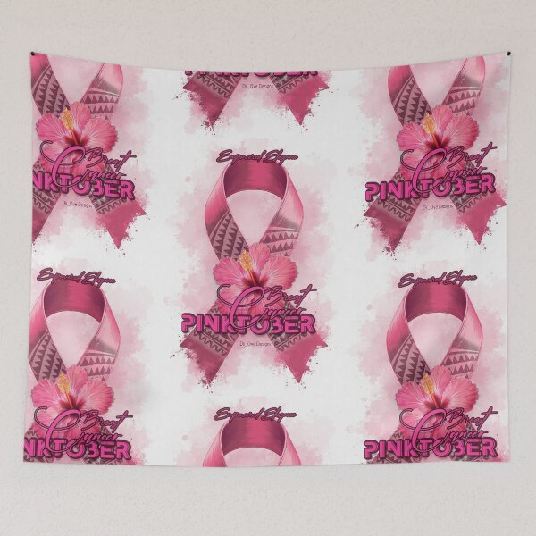 Item preview, Pinktober Crowned Hibiscus | Breast Cancer Awareness Design designed and sold by DiiStyle.