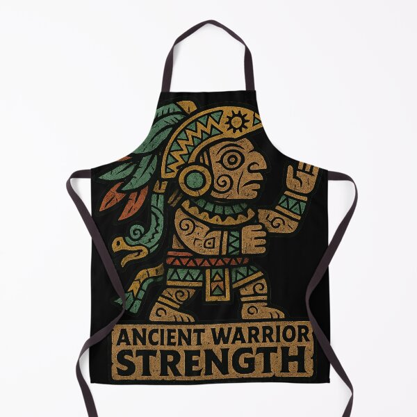 Item preview, Ancient Warrior Strength Mayan Tribal Statue designed and sold by AncientVibes.