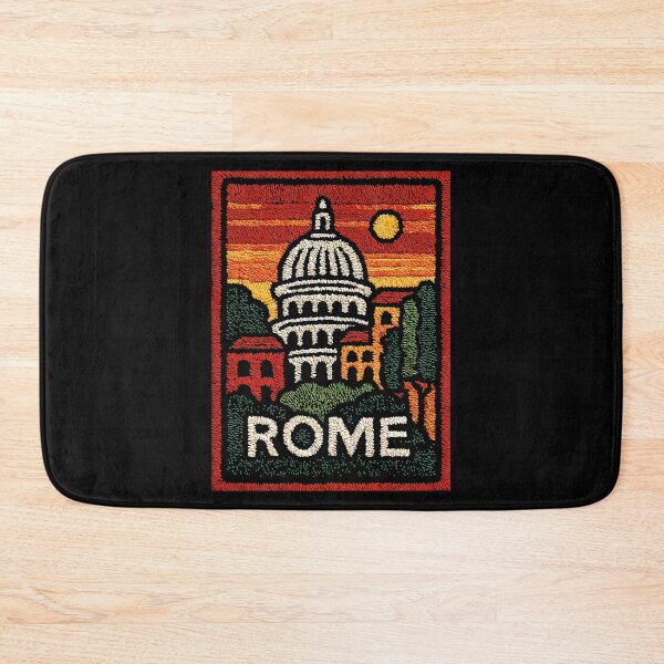 Item preview, Rome Cityscape Poster | St Peters Dome Folk Art designed and sold by TuncGK.