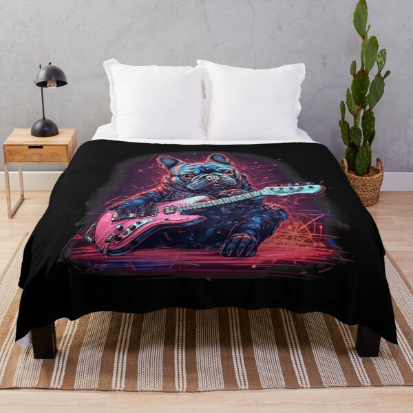 Item preview, Electric Guitar Rock Music French Bulldog 1 designed and sold by egyckaroyesm.