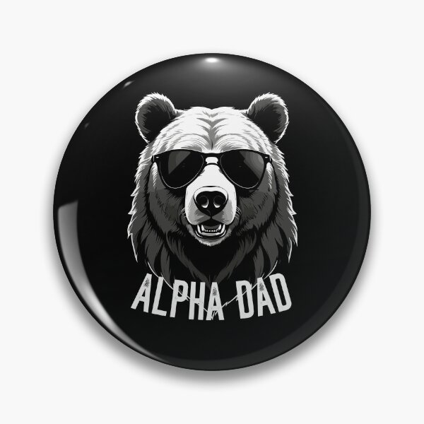 Item preview, Alpha Dad Funny Bear Father Cool Perfect Style designed and sold by LuminOrb.