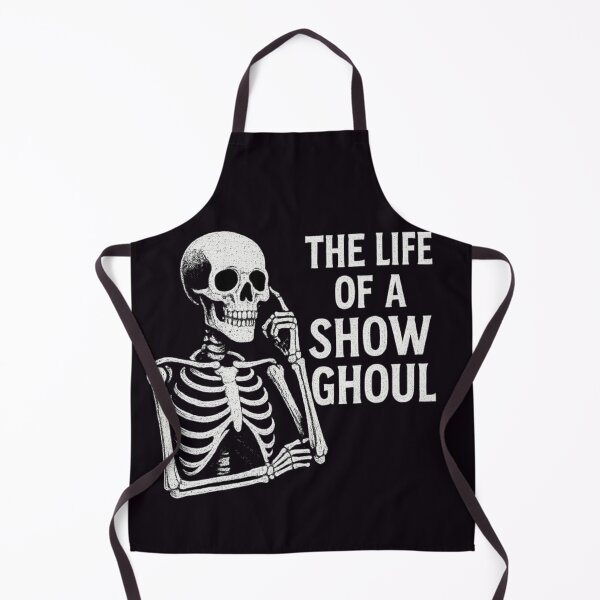 Item preview, The Life of a Show Ghoul T-Shirt | Funny Skeleton Halloween Shirt | Gothic Horror Skull Design designed and sold by KDesignCrafts.