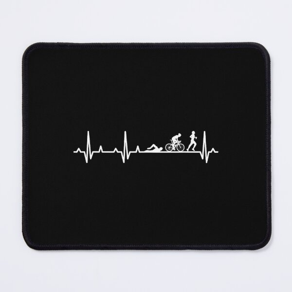 Item preview, triathlon heartbeat triathlete runner swimmer cyclist 	 	1	 designed and sold by weilstdaunysk.
