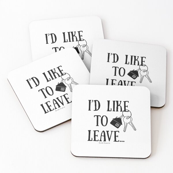 Item preview, Introverts Motto -I'd Like to leave- designed and sold by HavilahPrintsCo.