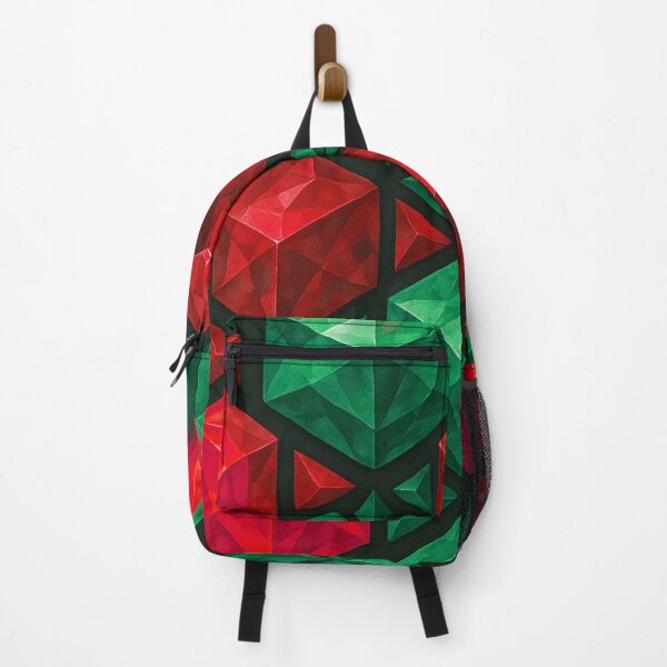 Item preview, Ruby Emerald Crystal Cube Pattern designed and sold by SassyArtistry.