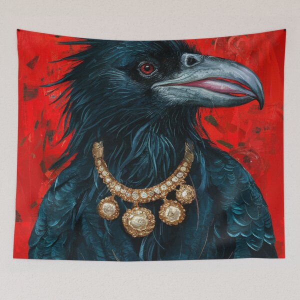 Item preview, Wild Black Raven designed and sold by whitecat23.