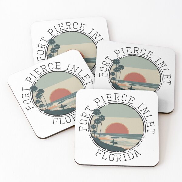 Item preview, Fort Pierce Inlet - Florida (with Black Lettering) designed and sold by VelvetRoom.