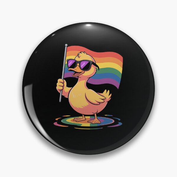 Item preview, Pride Flag Duck Lgbtq designed and sold by SlogariArt.