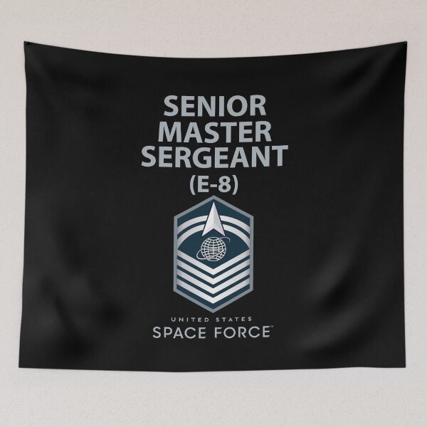 Item preview, USSF - E8 Senior Master Sergeant - US Space Force X 300 designed and sold by Military Insignia Products.