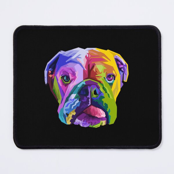 Item preview, English British Bulldog Pop Art Portrait for Dog Owners designed and sold by egyckaroyesm.